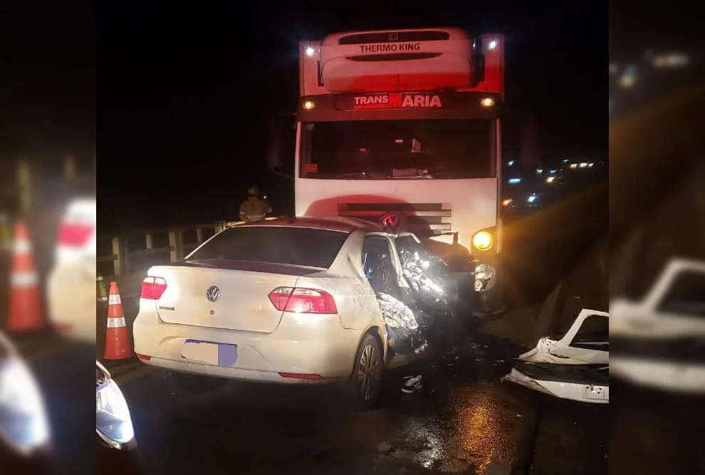 Tragédia na BR-386: colisão entre caminhão e carro deixa quatro mortos em Soledade