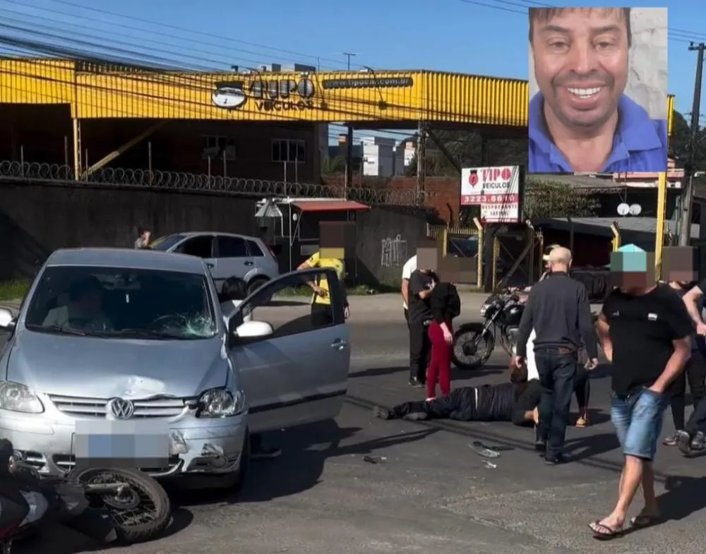 Acidente fatal entre moto e carro na Serra Gaúcha deixa homem de 62 anos morto