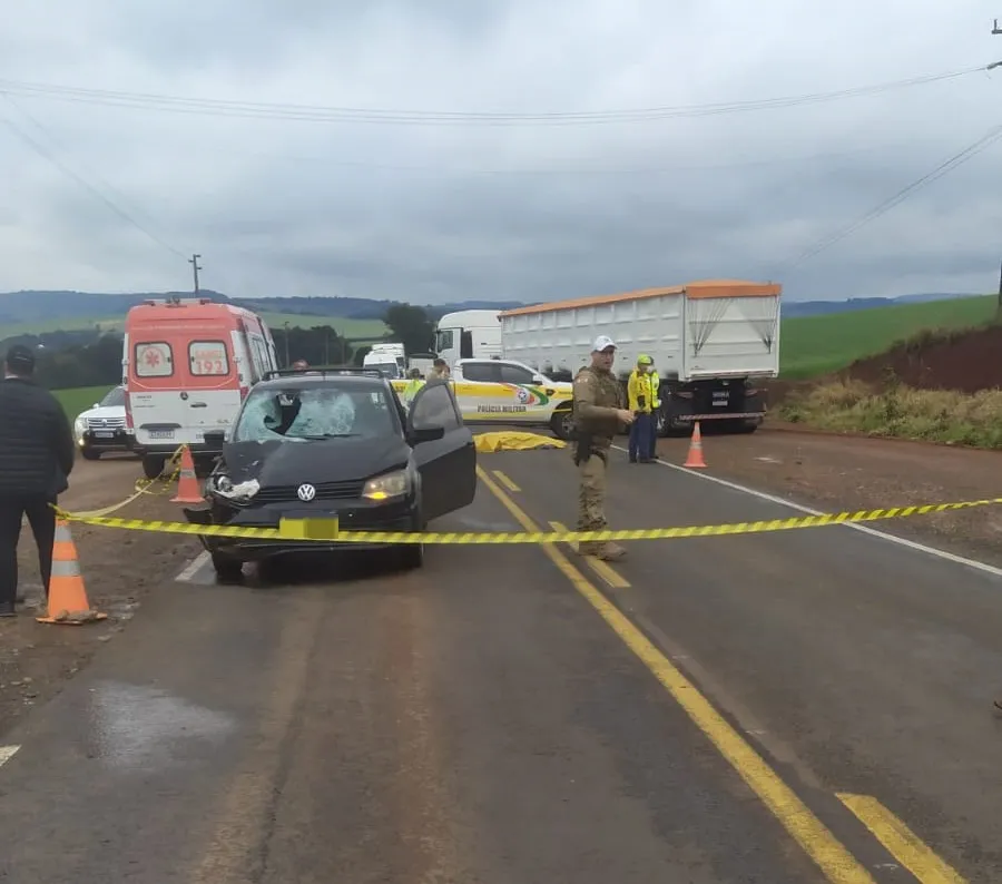 Homem de 58 anos morre atropelado em Santa Catarina