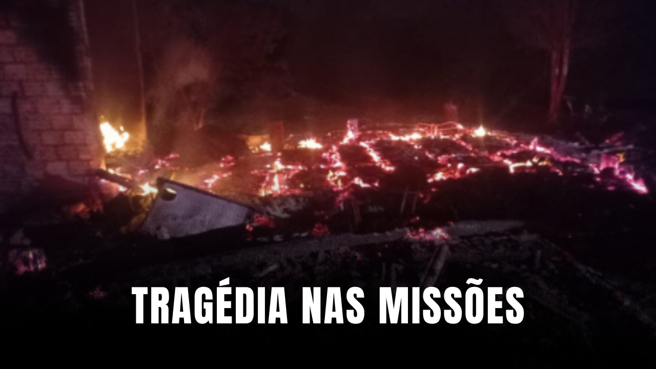 Tragédia: Incêndio em residência mata tio e sobrinho em Roque Gonzales