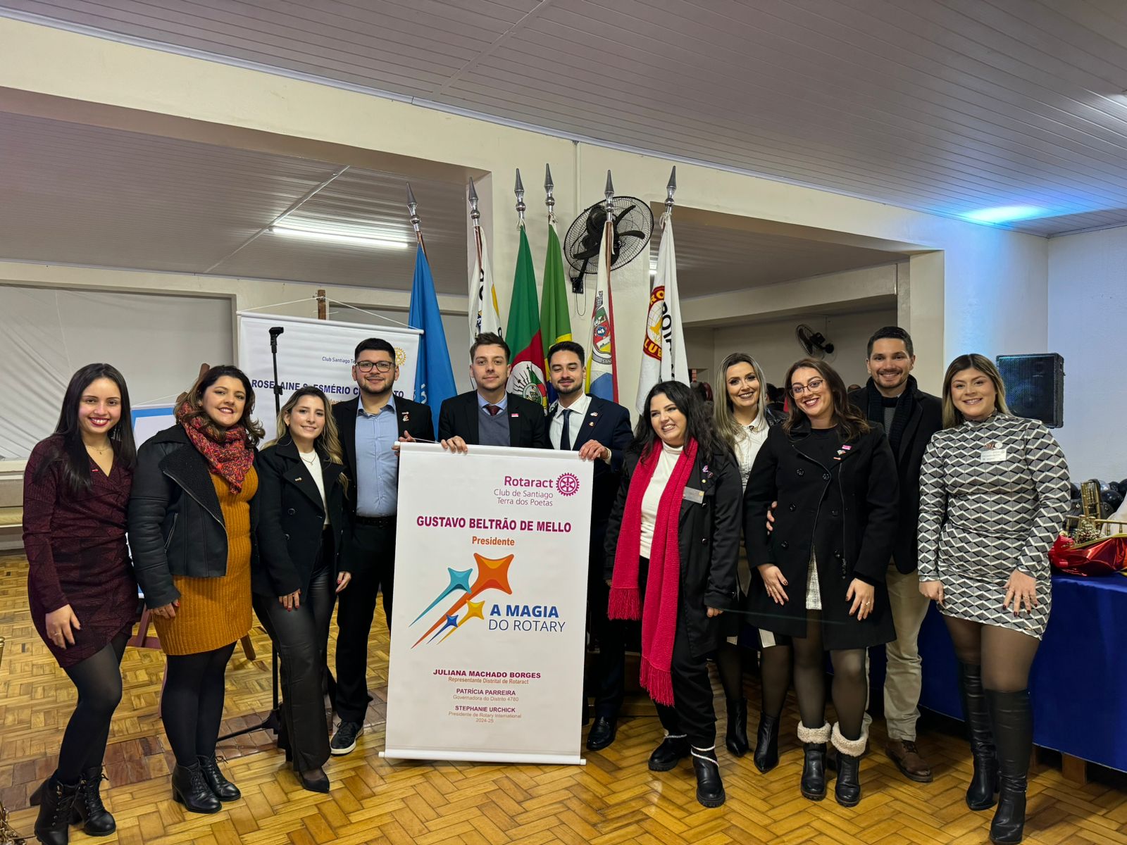 Posse dos novos Presidentes do Rotary, Rotaract e Interact de Santiago