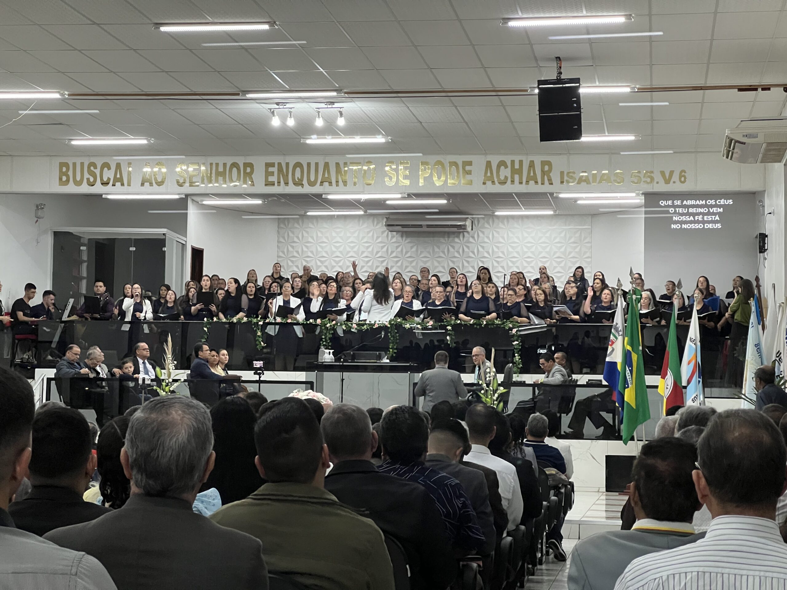 Encerramento do Congresso Geral da UFADSAN em Santiago tem culto lotado e mensagens de fé e salvação