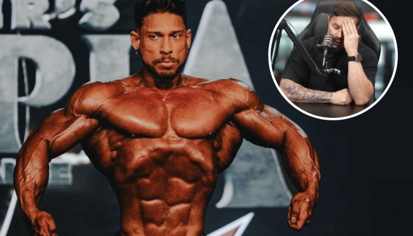 Ramon Dino é criticado por Renato Cariani após ficar de fora do top 3 do Olympia (Divulgação / @brandonseye / Mr. Olympia)