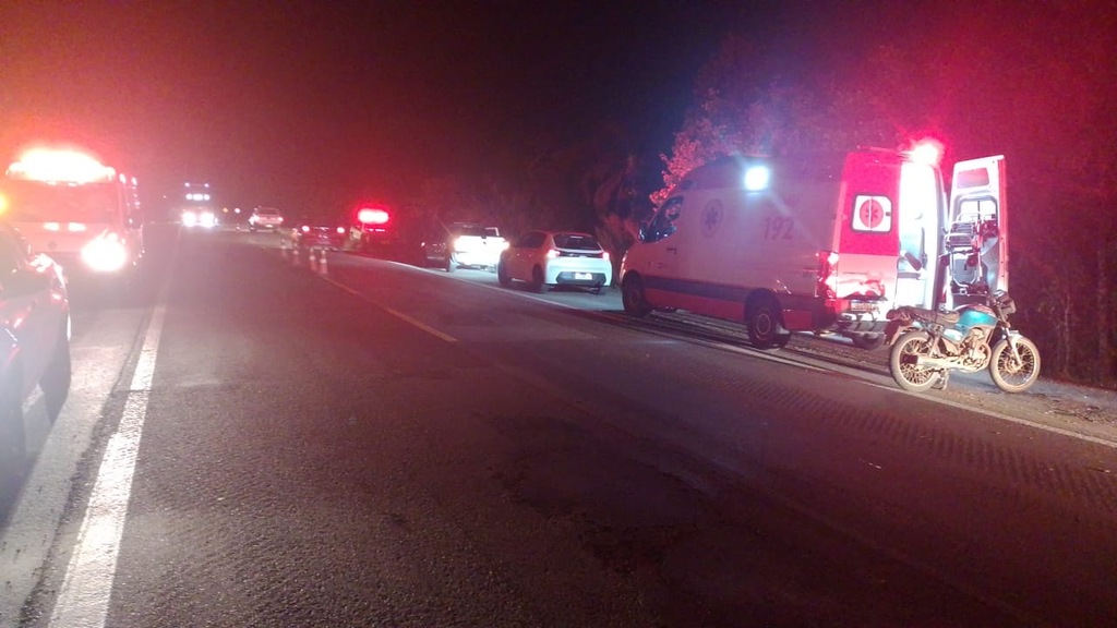 Motociclista morre em acidente na RSC-287, Restinga Sêca