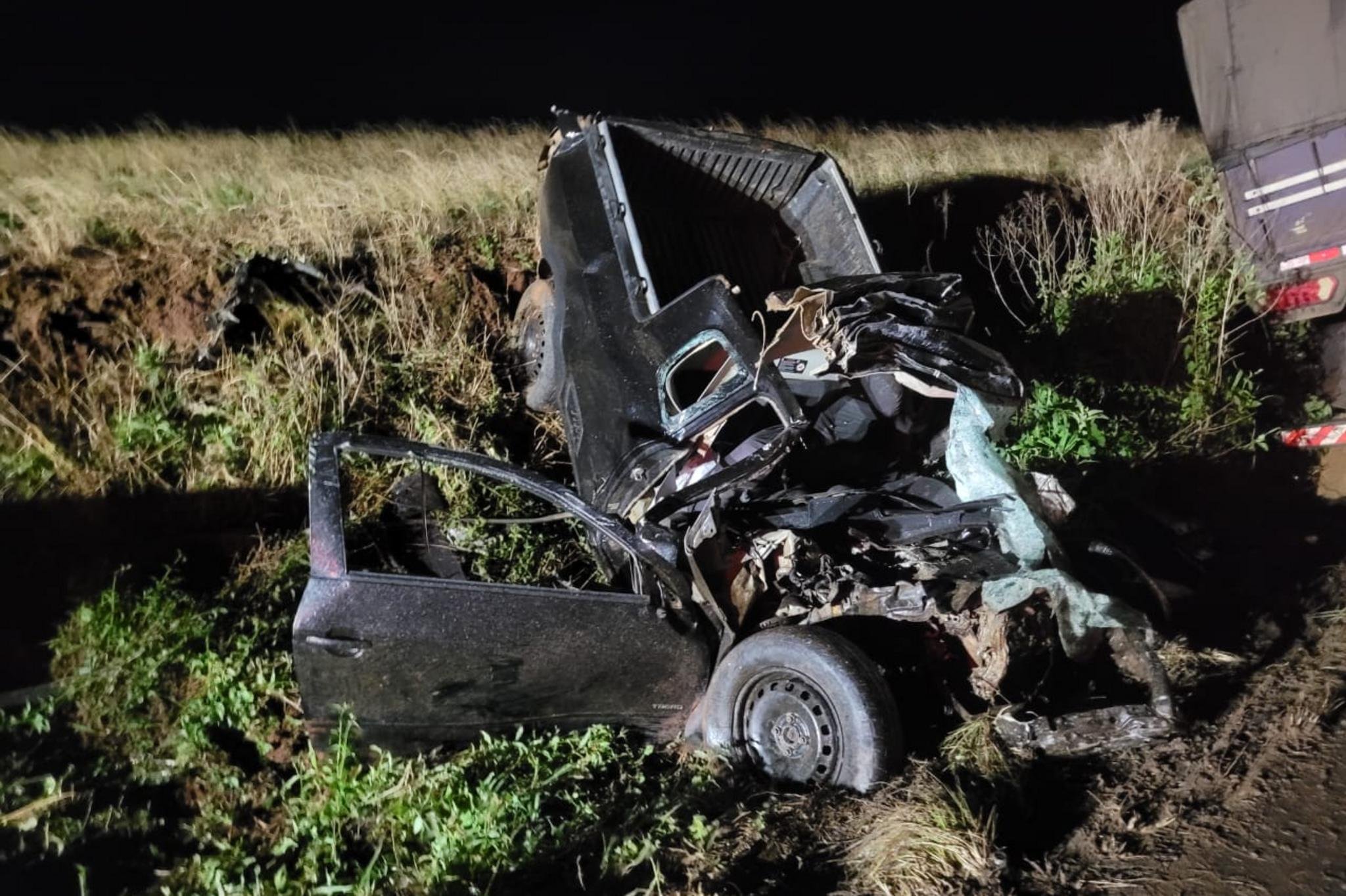 Idoso morre e duas mulheres ficam feridas em acidente na RS-332, em Soledade 