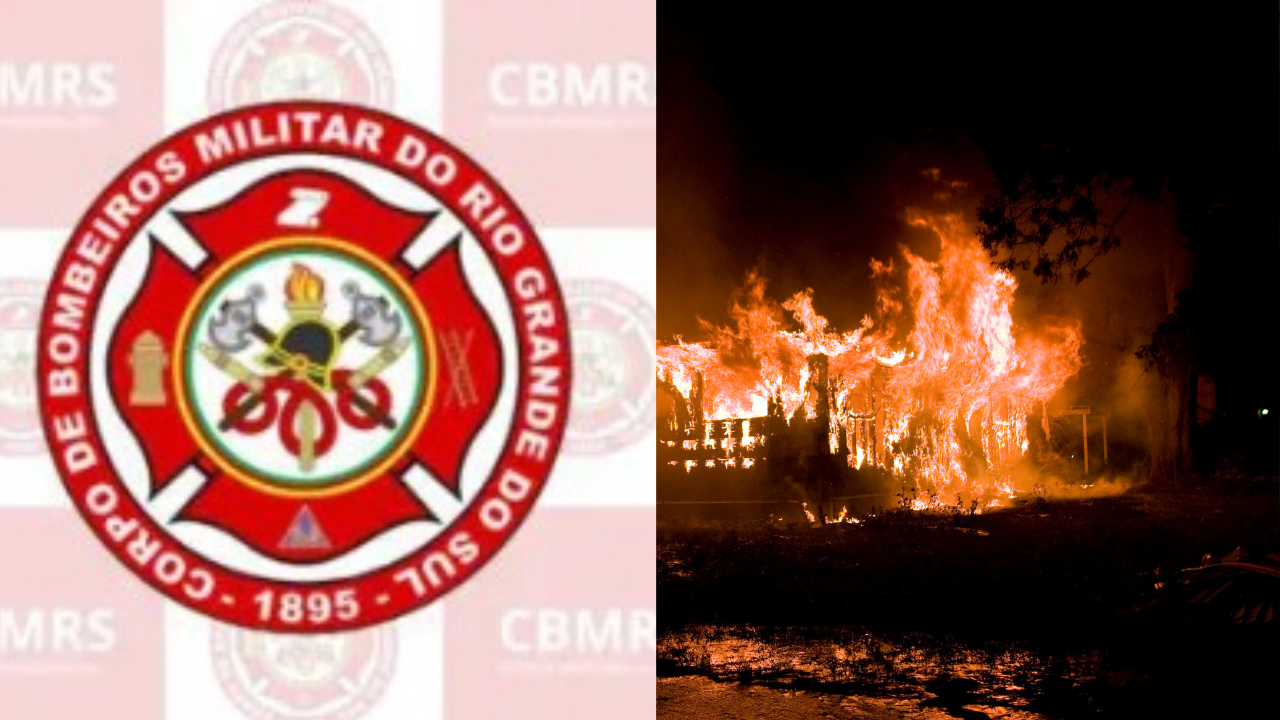 Bombeiros combatem dois incêndios em residências em Bossoroca e São Luiz Gonzaga