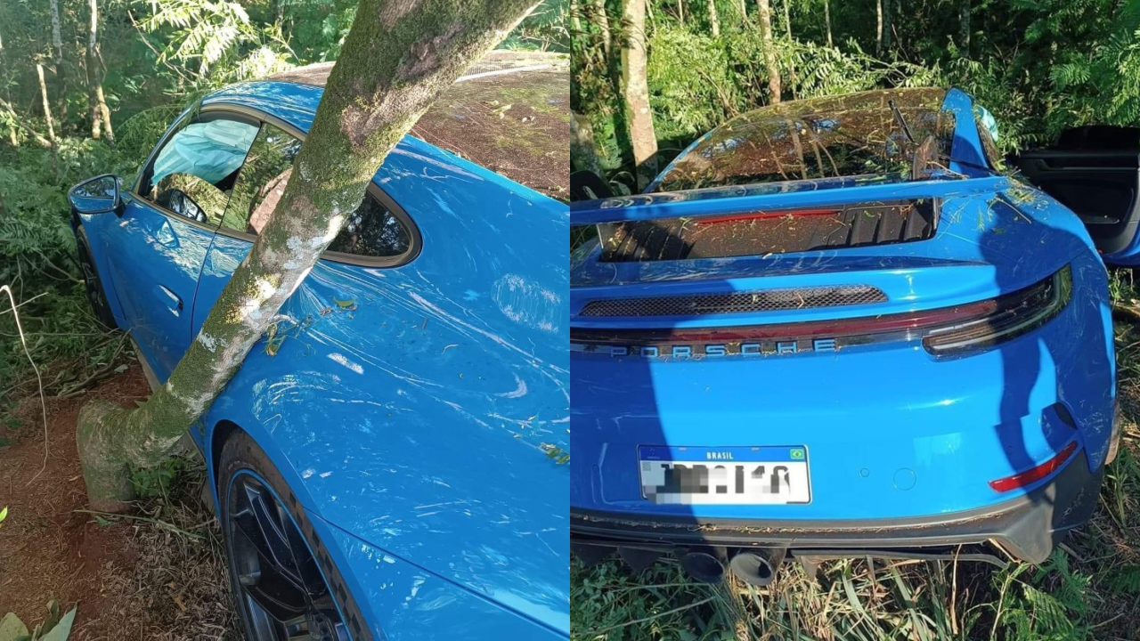 Porsche avaliado em mais de R$ 2 milhões é abandonado em rodovia da Região Noroeste do RS