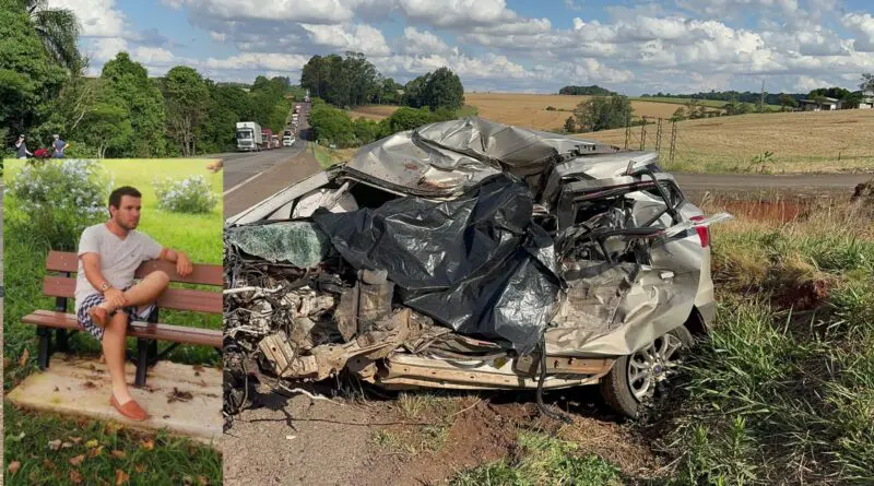 Homem morre em colisão frontal entre carro e caminhão na BR-285