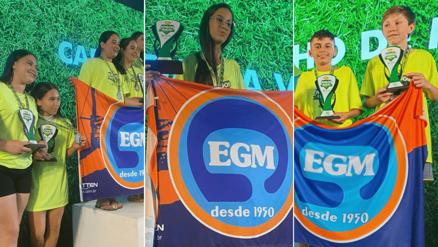 Estudantes de Bossoroca conquistam medalhas na final estadual dos Jogos Rurais do Senar