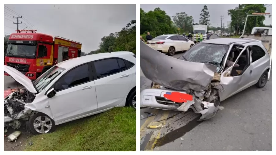 Casal sofre acidente ao fugir de motel sem pagar conta de R$ 1.200 em SC