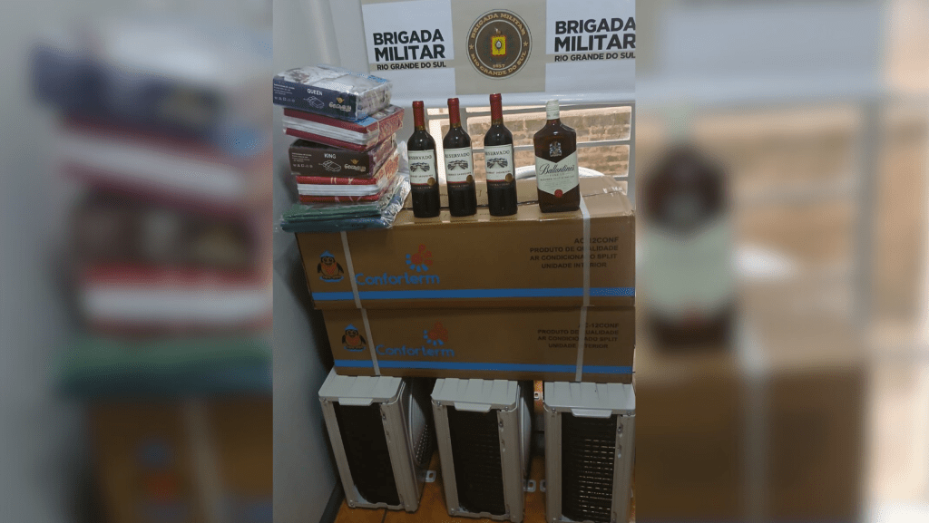 Mercadorias de origem estrangeira são apreendidas em Bossoroca