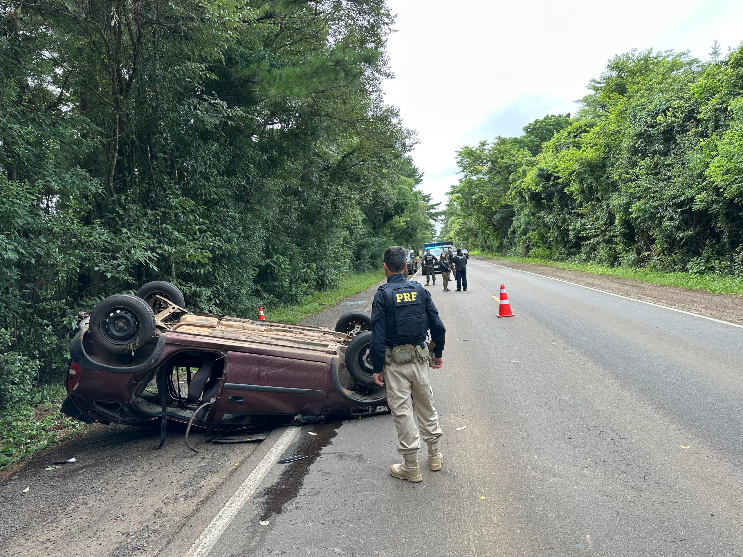 Motorista de 20 anos morre em acidente na BR-287 em Santiago