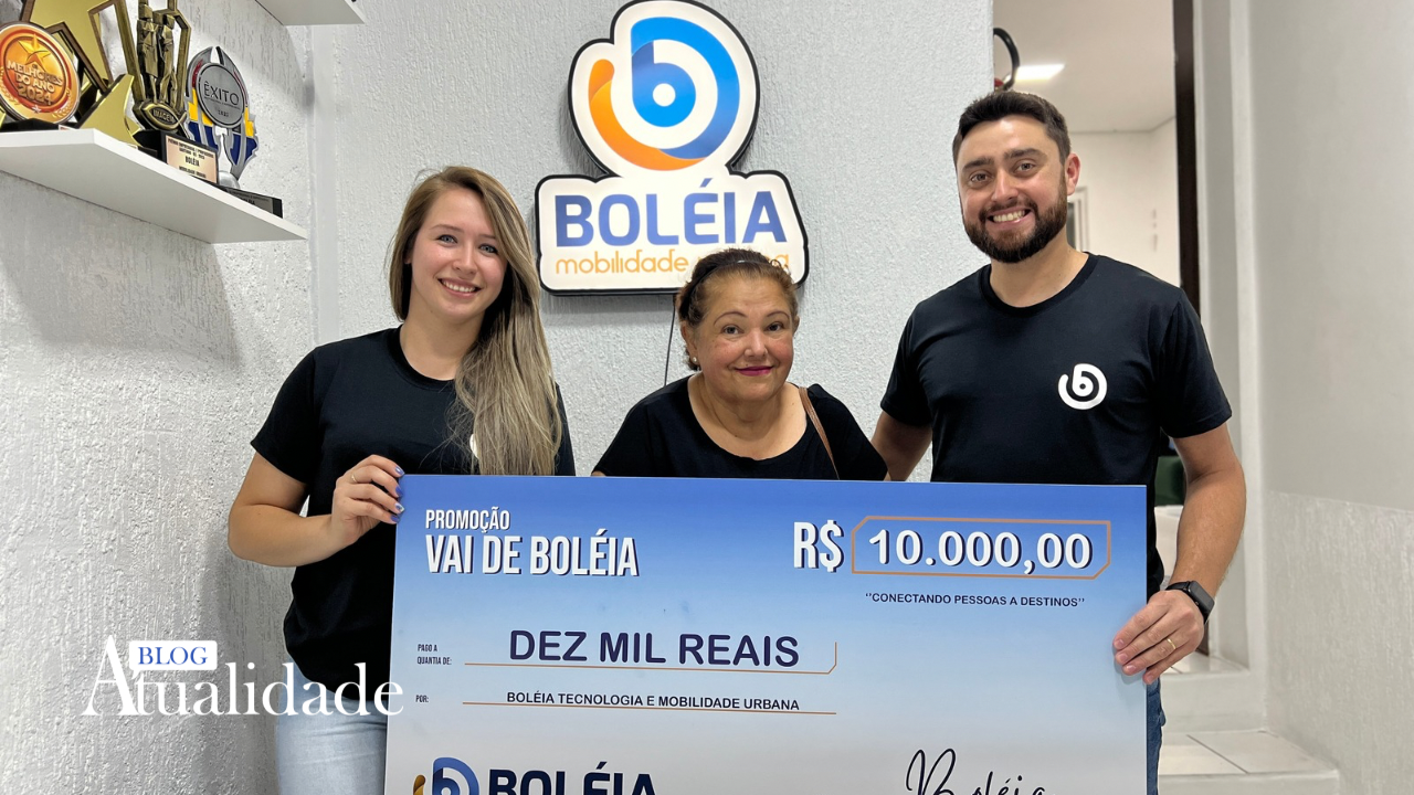 Cliente do Boléia ganha pix de R$ 10 mil em sorteio promocional