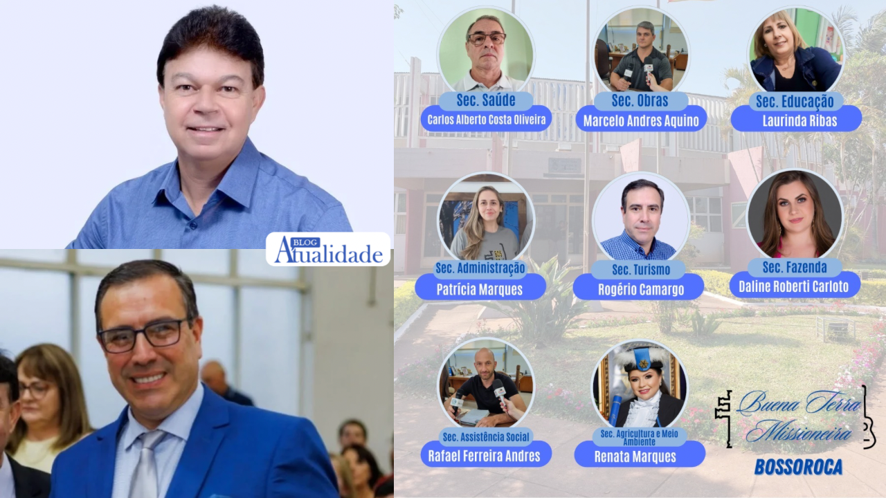 Beto Nascimento e Rogério Camargo anunciam secretariado para Gestão 2025-2028 em Bossoroca