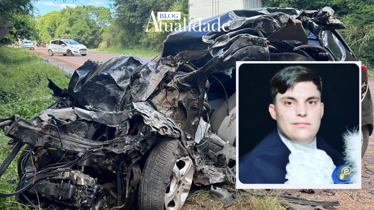Jovem de 21 anos morre após colisão frontal entre carro e caminhão na BR 158, em Panambi