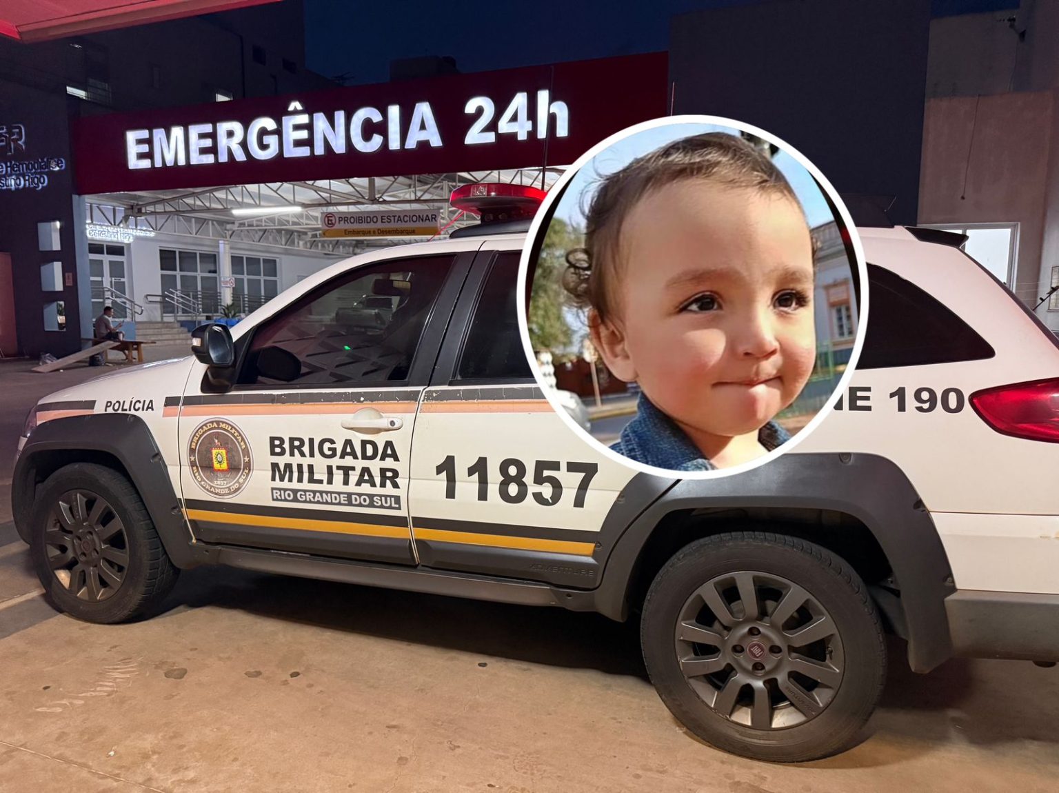 Bebê de 1 ano e 7 meses morre após cair em piscina em São Borja