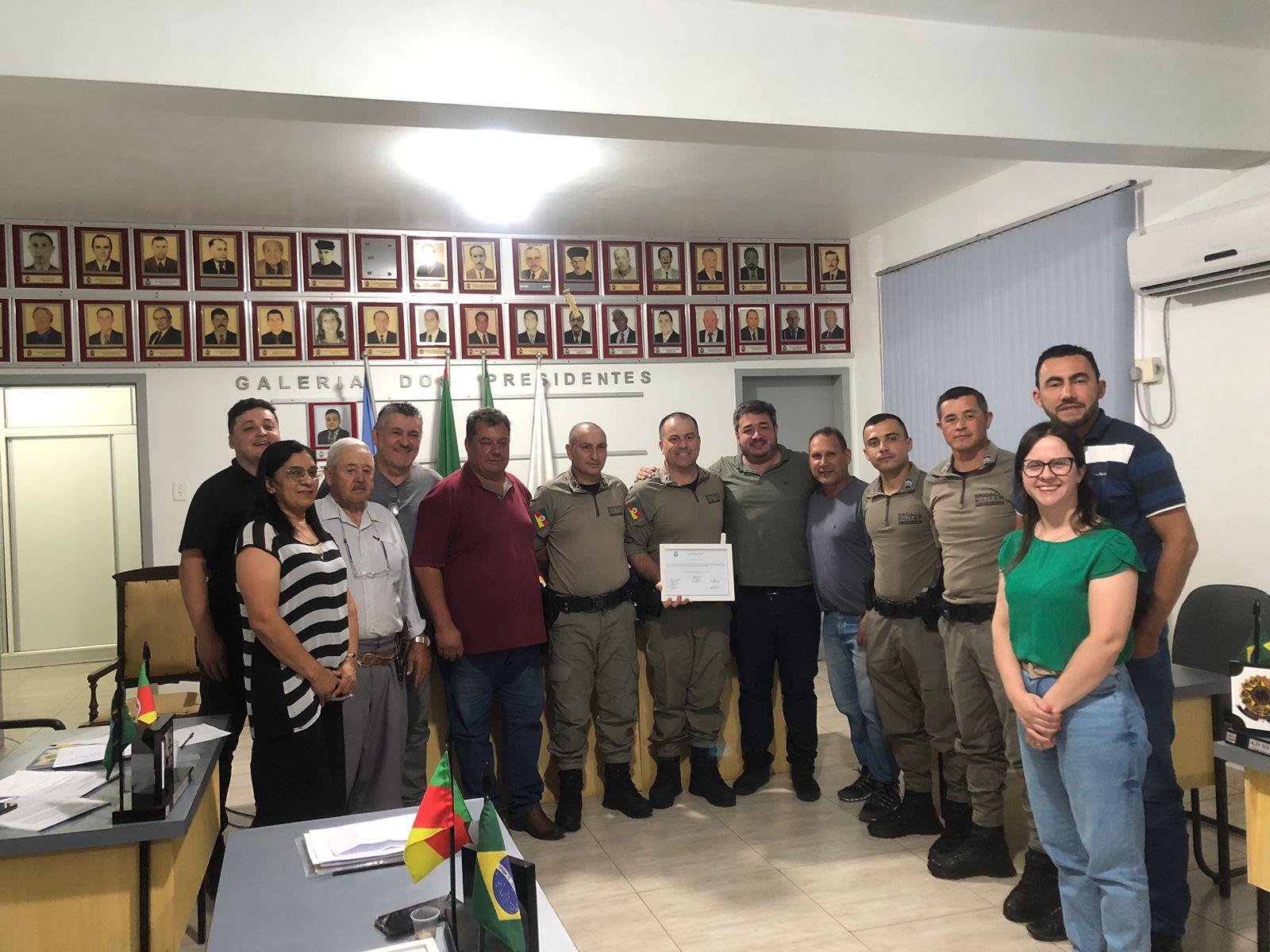 Policial Militar de São Vicente do Sul recebe Moção Honrosa