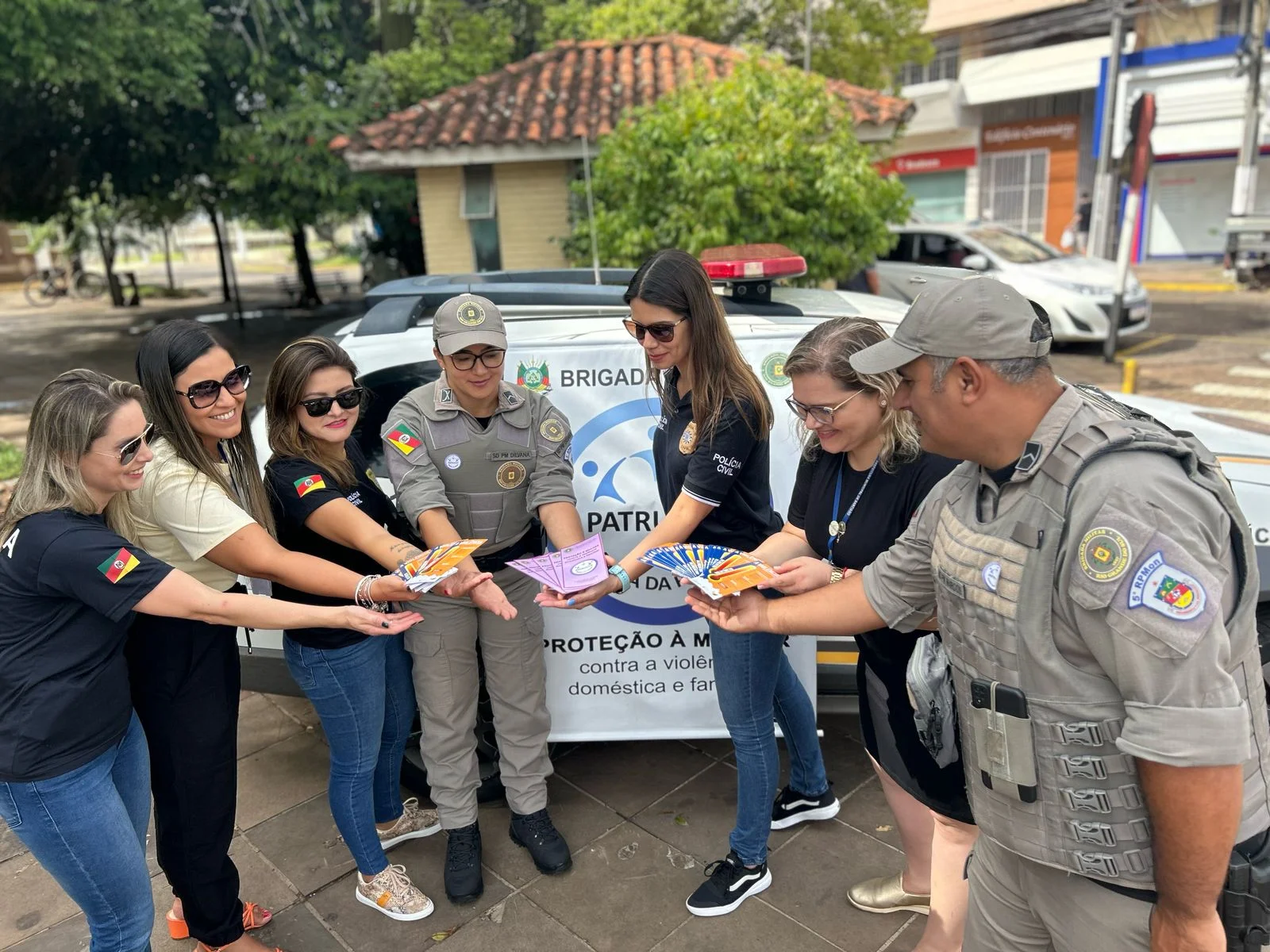Patrulha Maria da Penha, realiza ações da “Operação Arthemis” em Santiago