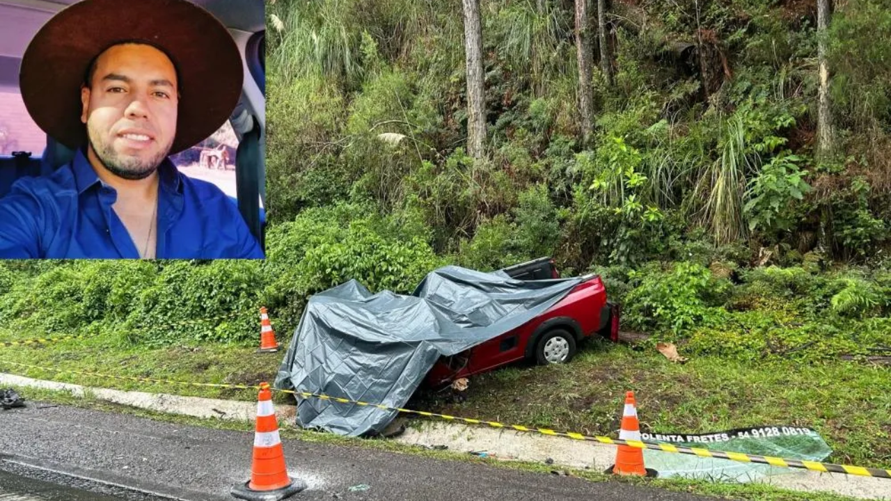 Morre segunda vítima de acidente envolvendo caminhonete e caminhão entre Caxias e Flores da Cunha