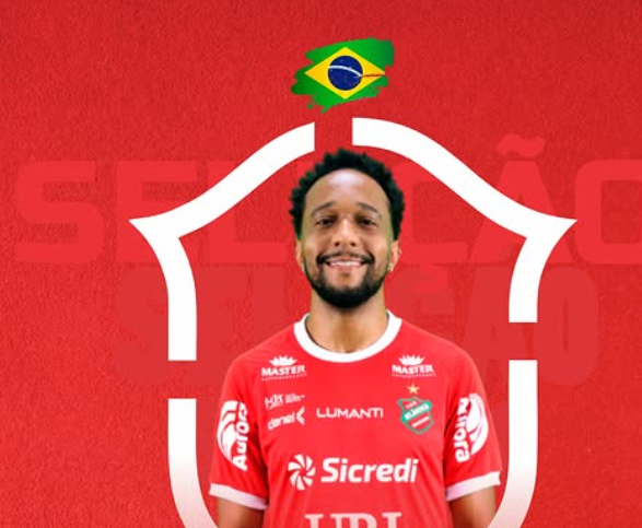 Capitão do Atlântico é convocado para defender o Brasil