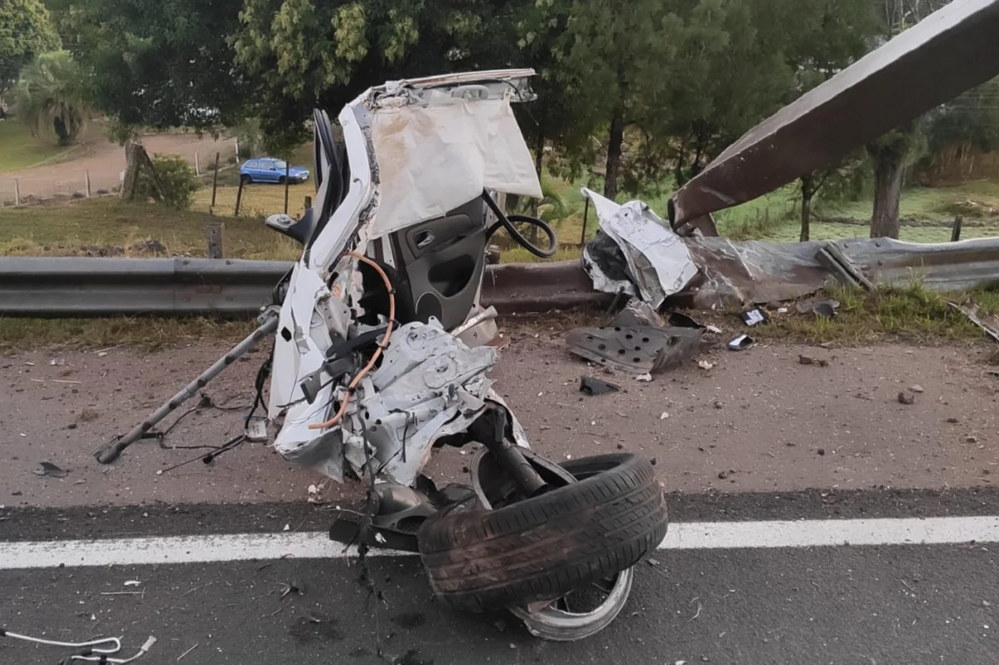 Homem morre em acidente na BR-470, em Nova Prata