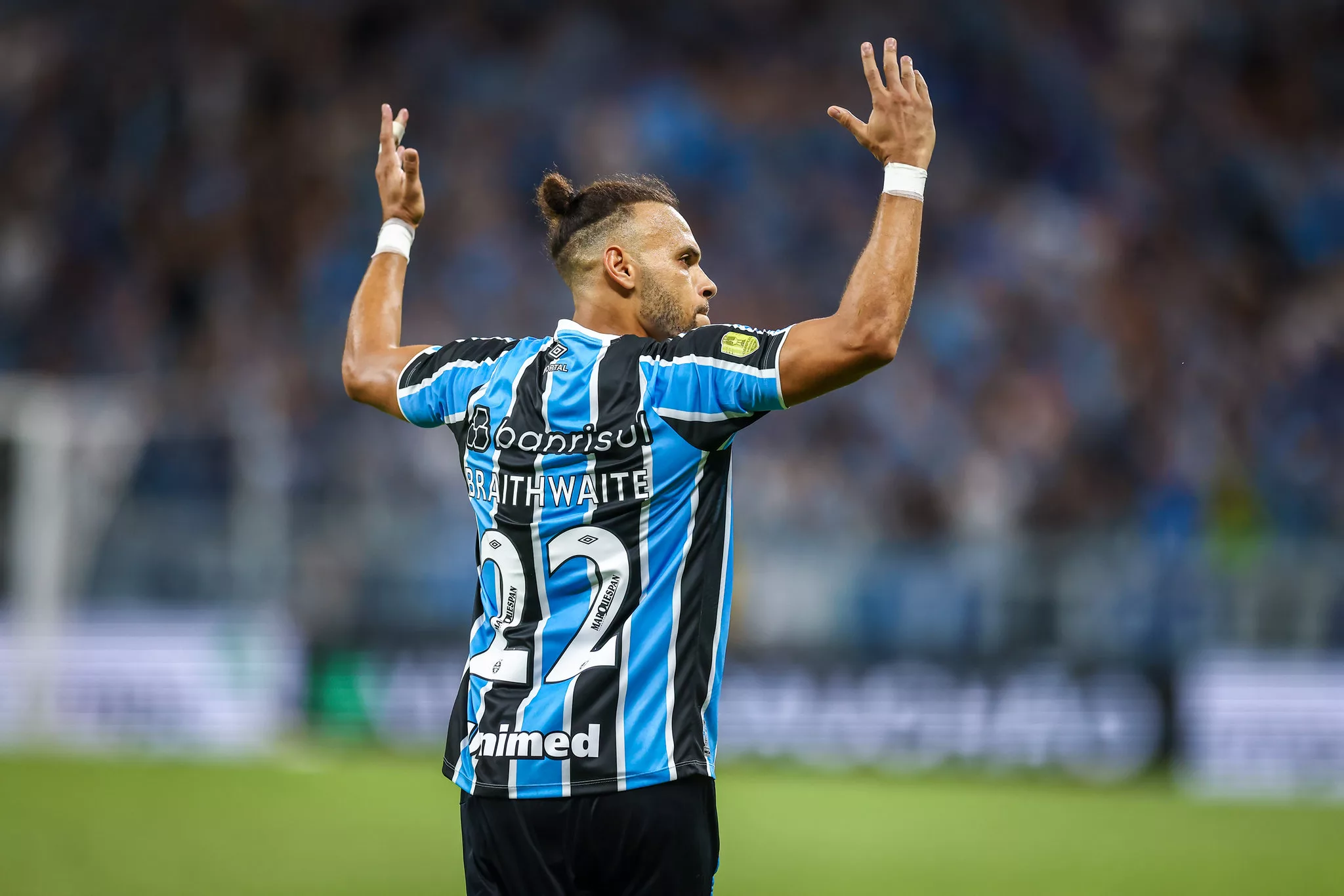 Grêmio informa lesão: Braithwaite desfalcará o time