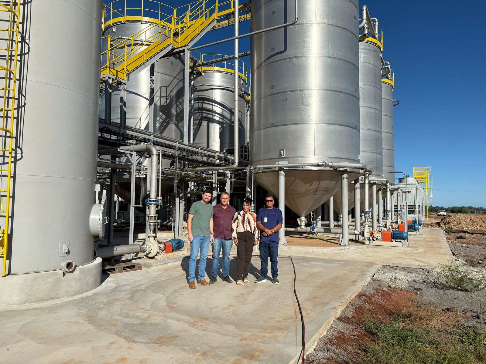 Prefeito de Unistalda visita CB Bioenergia em busca de parcerias para o desenvolvimento do município