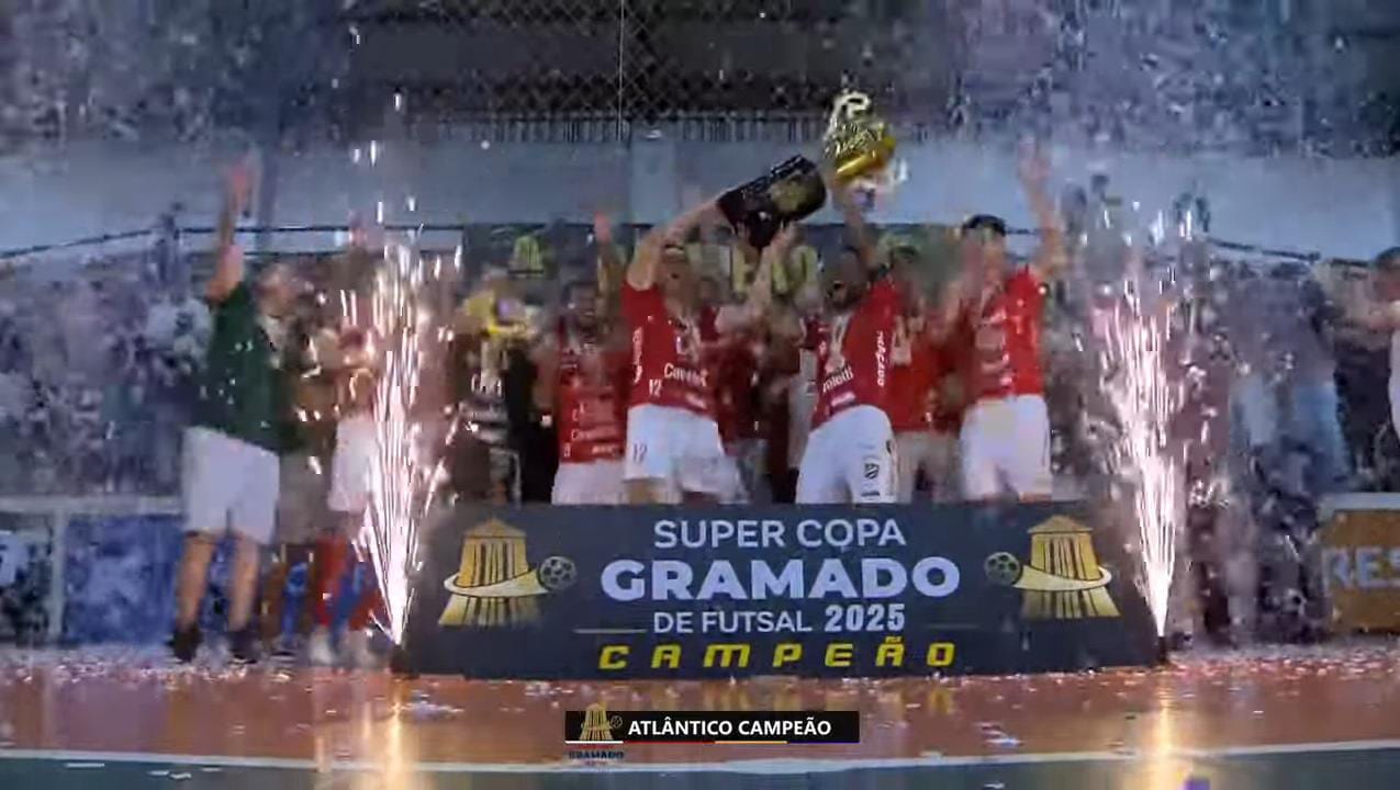 Atlântico invicto volta ao topo: Campeão da Super Copa Gramado