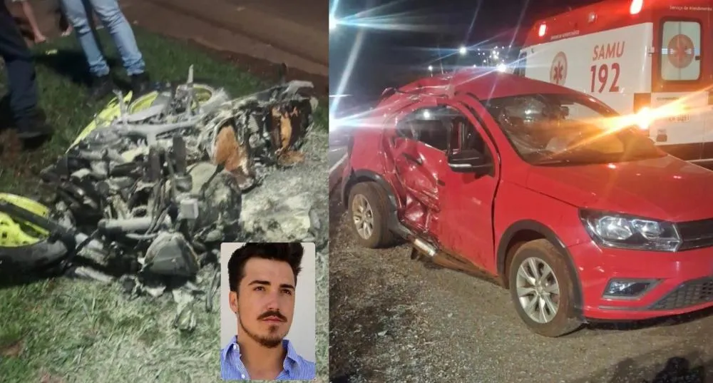 Jovem de 27 anos morre em acidente entre moto e carro na ERS-324 no norte do RS