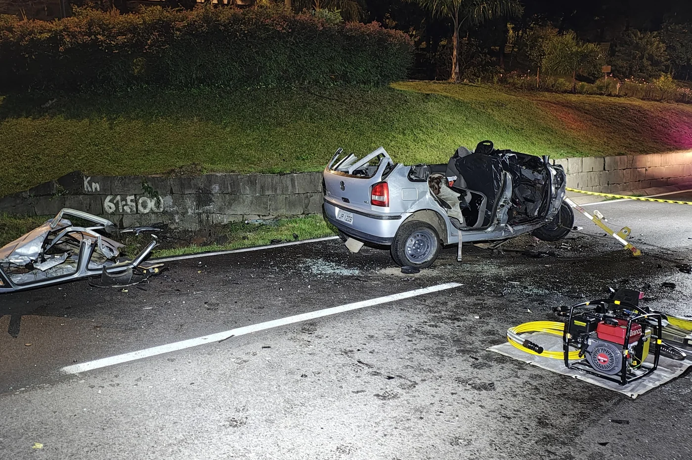 Homem morre e outro fica ferido em acidente na BR-470, em Garibaldi