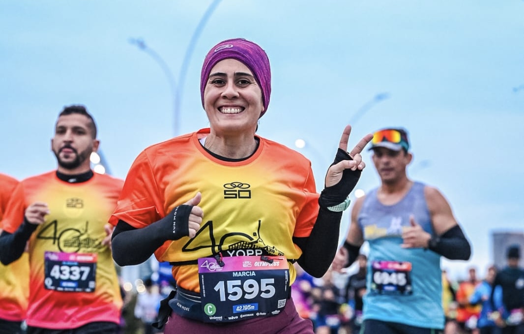 Márcia Nascimento representa Bossoroca com garra na 40ª Maratona de Porto Alegre