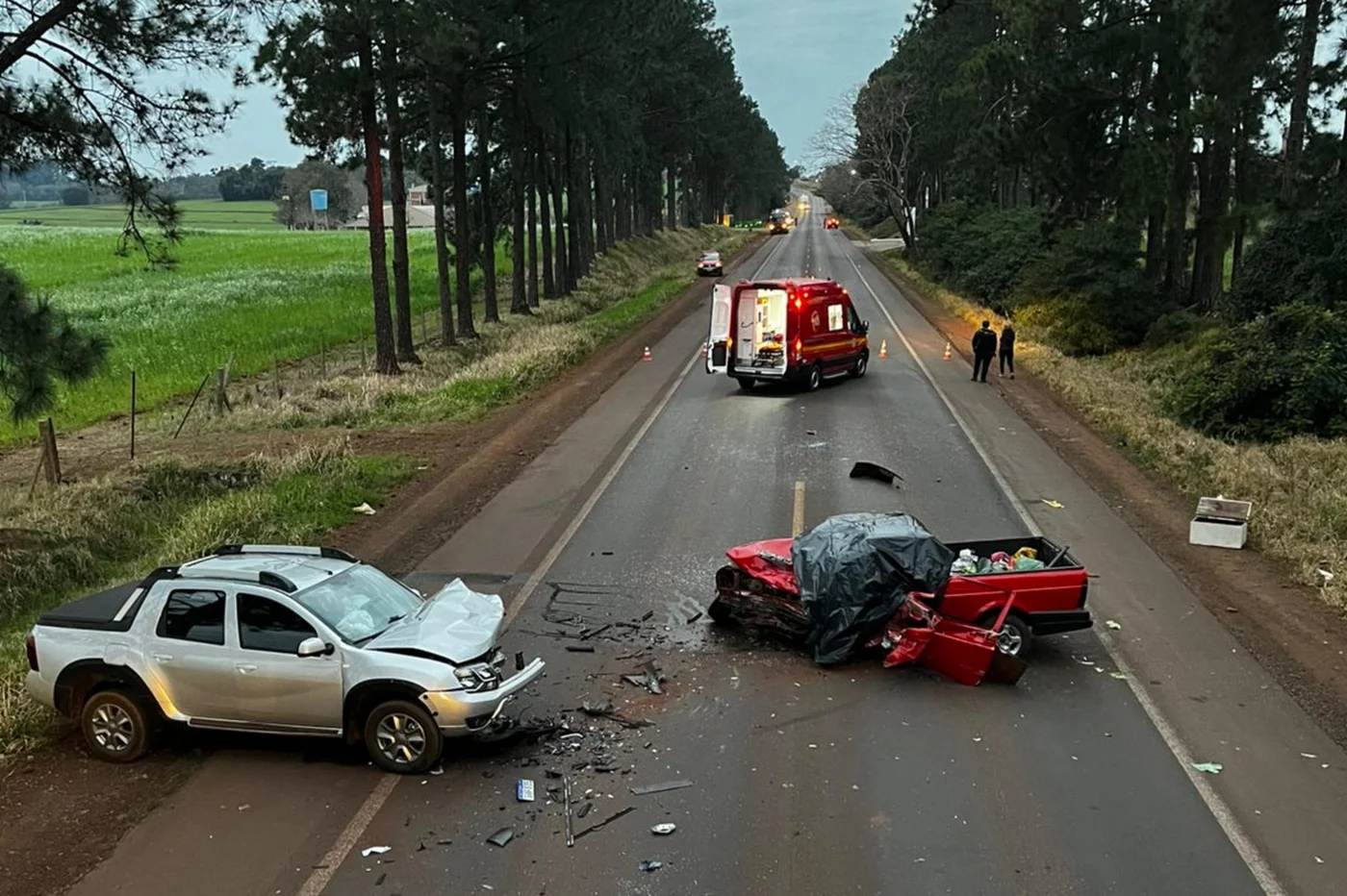 Motorista morre em acidente de trânsito na RS-472 em Santa Rosa