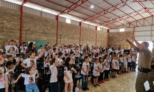 118 alunos concluem o Proerd em Capão do Cipó com grande cerimônia de formatura