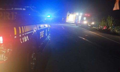 Policial penal morre em grave acidente entre carro e caminhão na BR-472, em São Borja